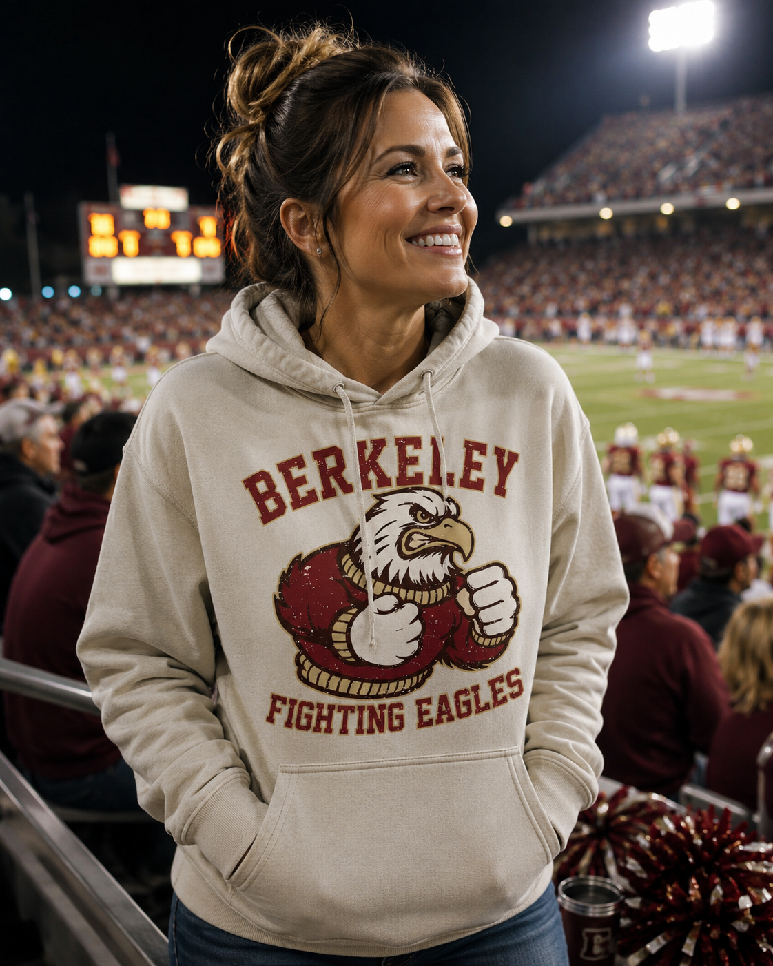 Fighting Eagle Premium Hoodie
