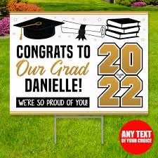 Graduation Lawn Sign