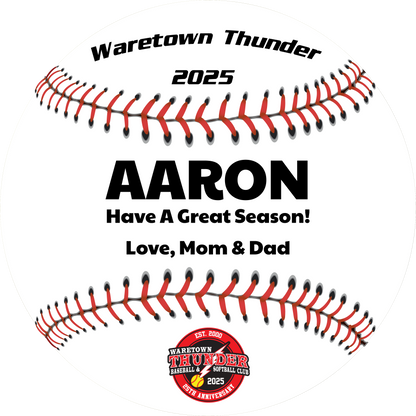 Waretown Thunder Baseball Lawn Sign