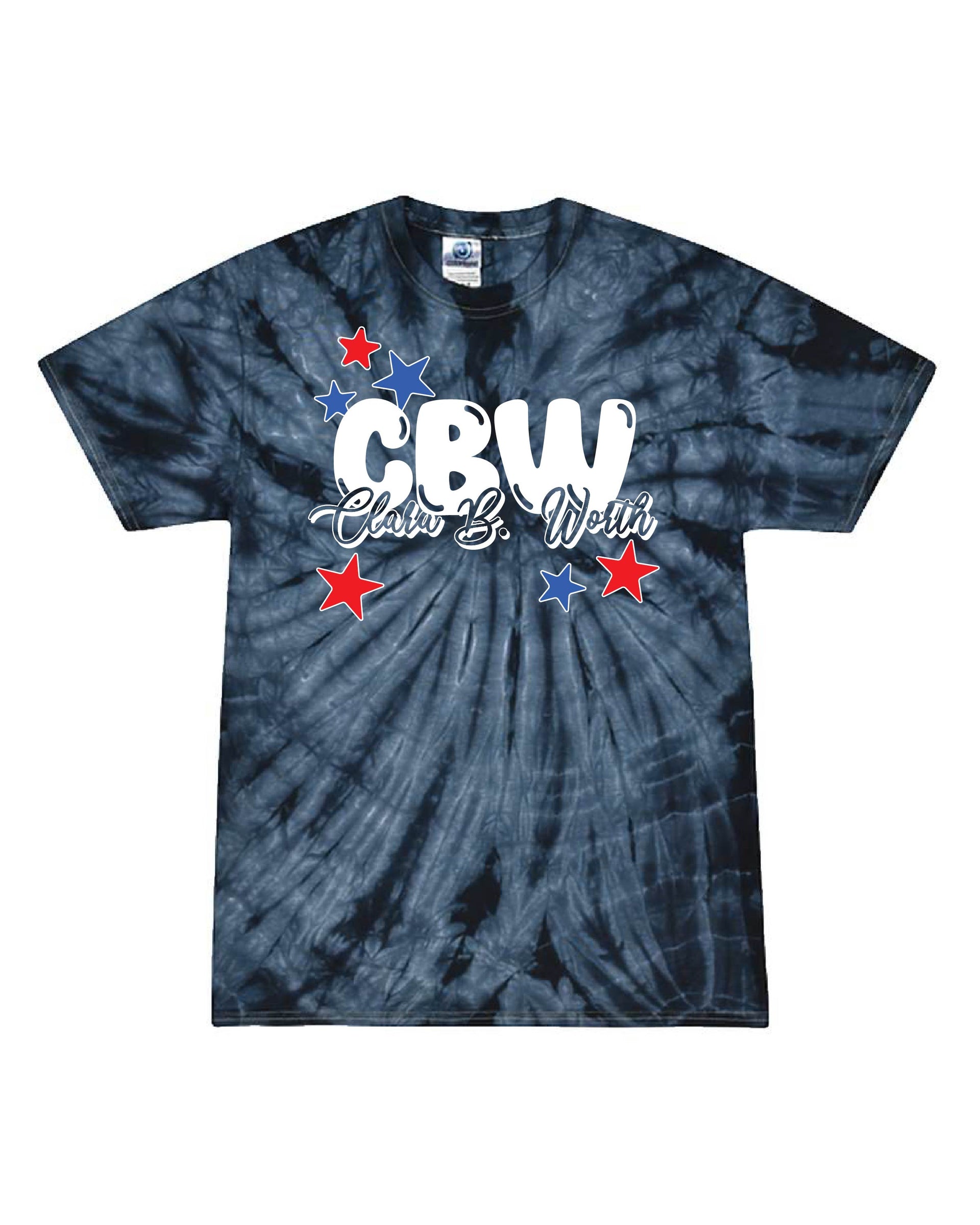CBW T-Shirt - Patriotic Tie Dye - 2025