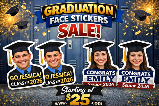 Face Stickers - Graduation 2026
