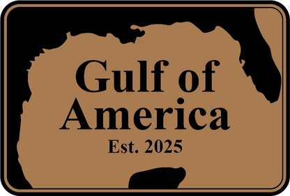 Gulf of America Leatherette Patch