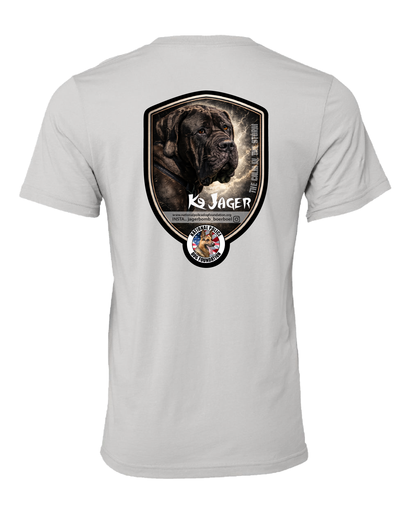 K9 Jager - the calm in the storm tee