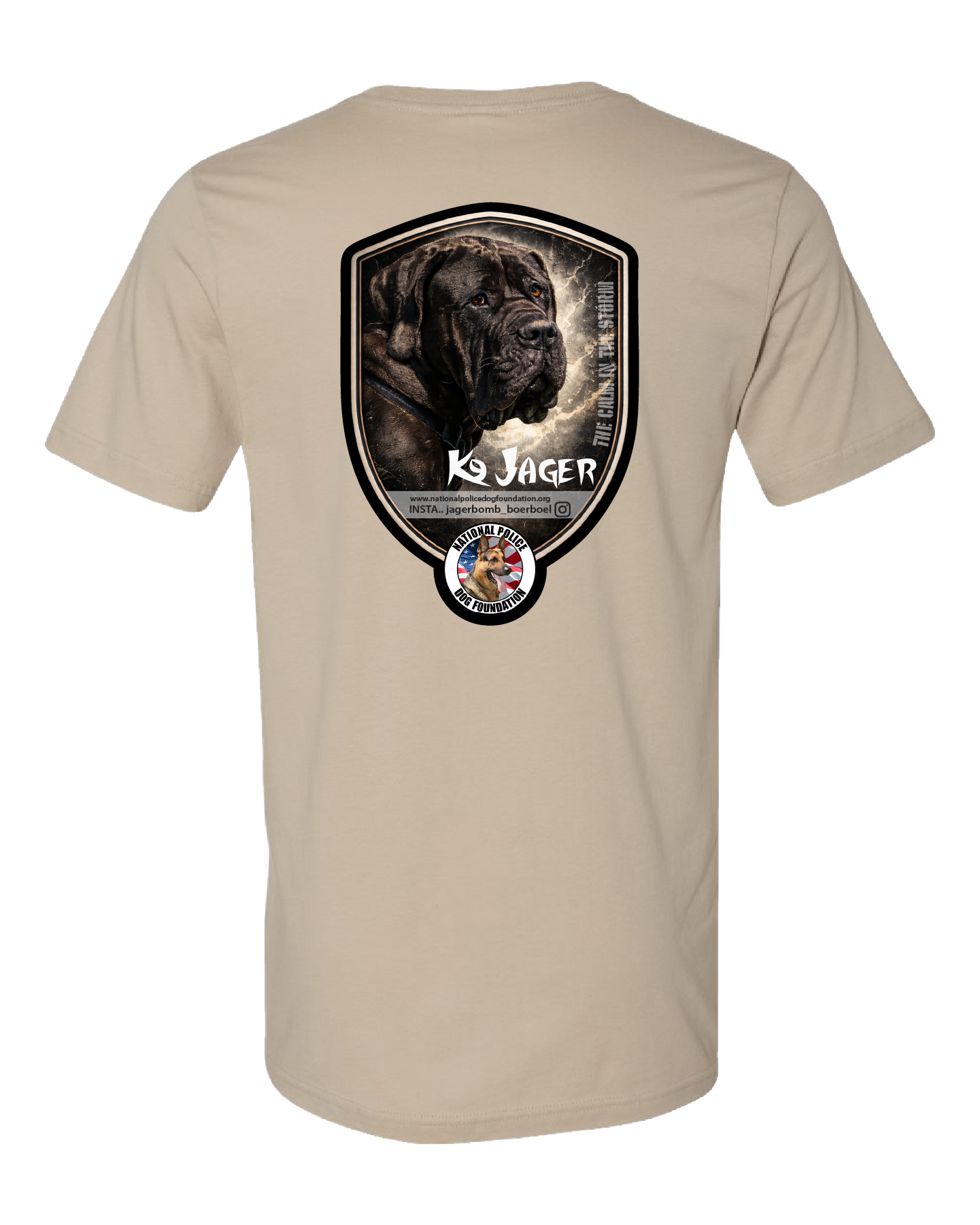 K9 Jager - the calm in the storm tee