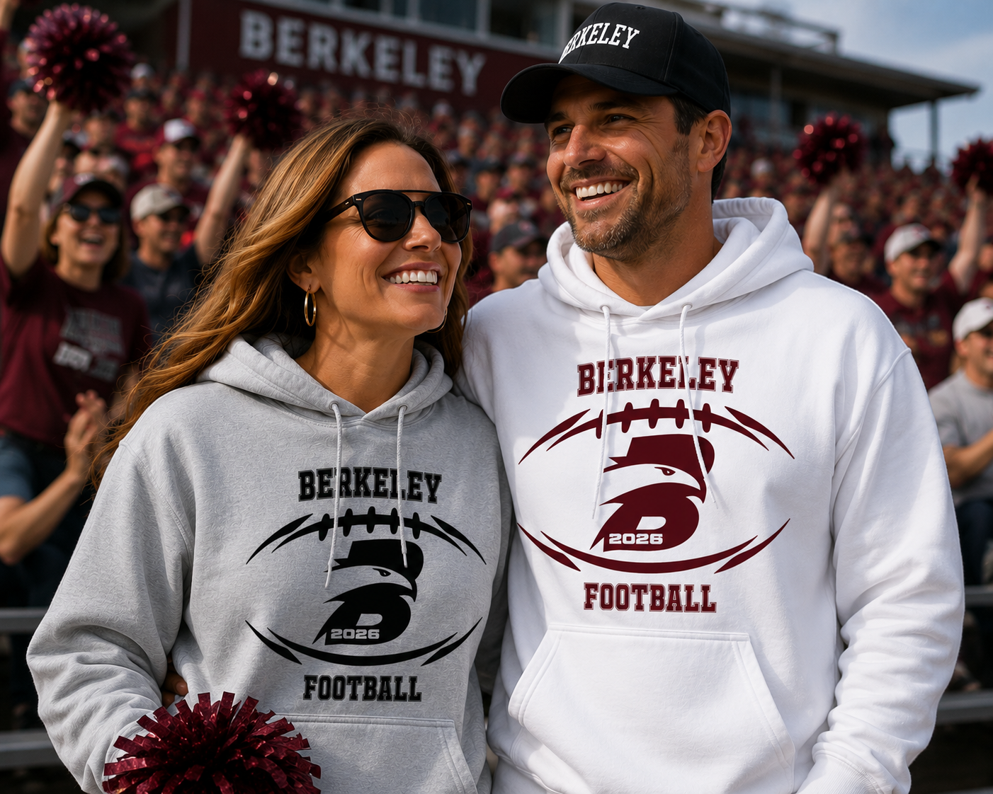 Standard Football Hoodie