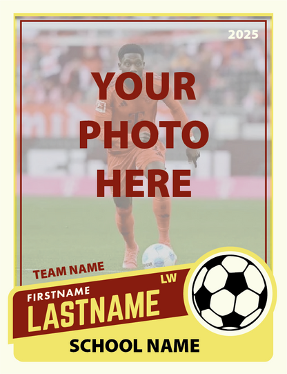 Sports Cards and Stickers - Customizable