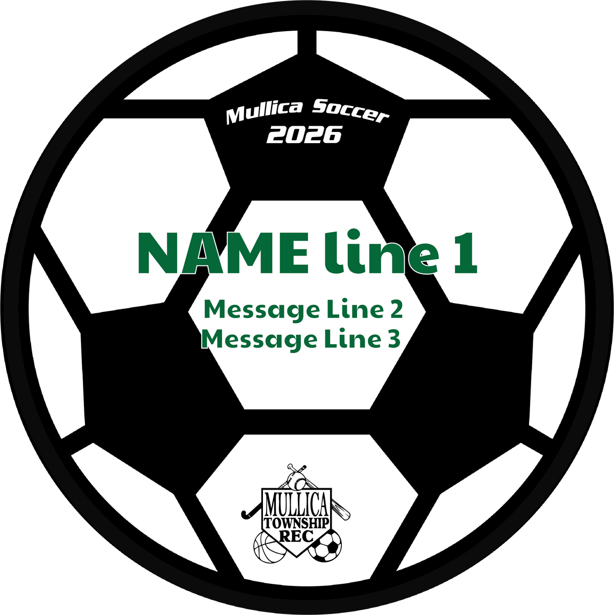 Mullica softball & soccer signs 2026