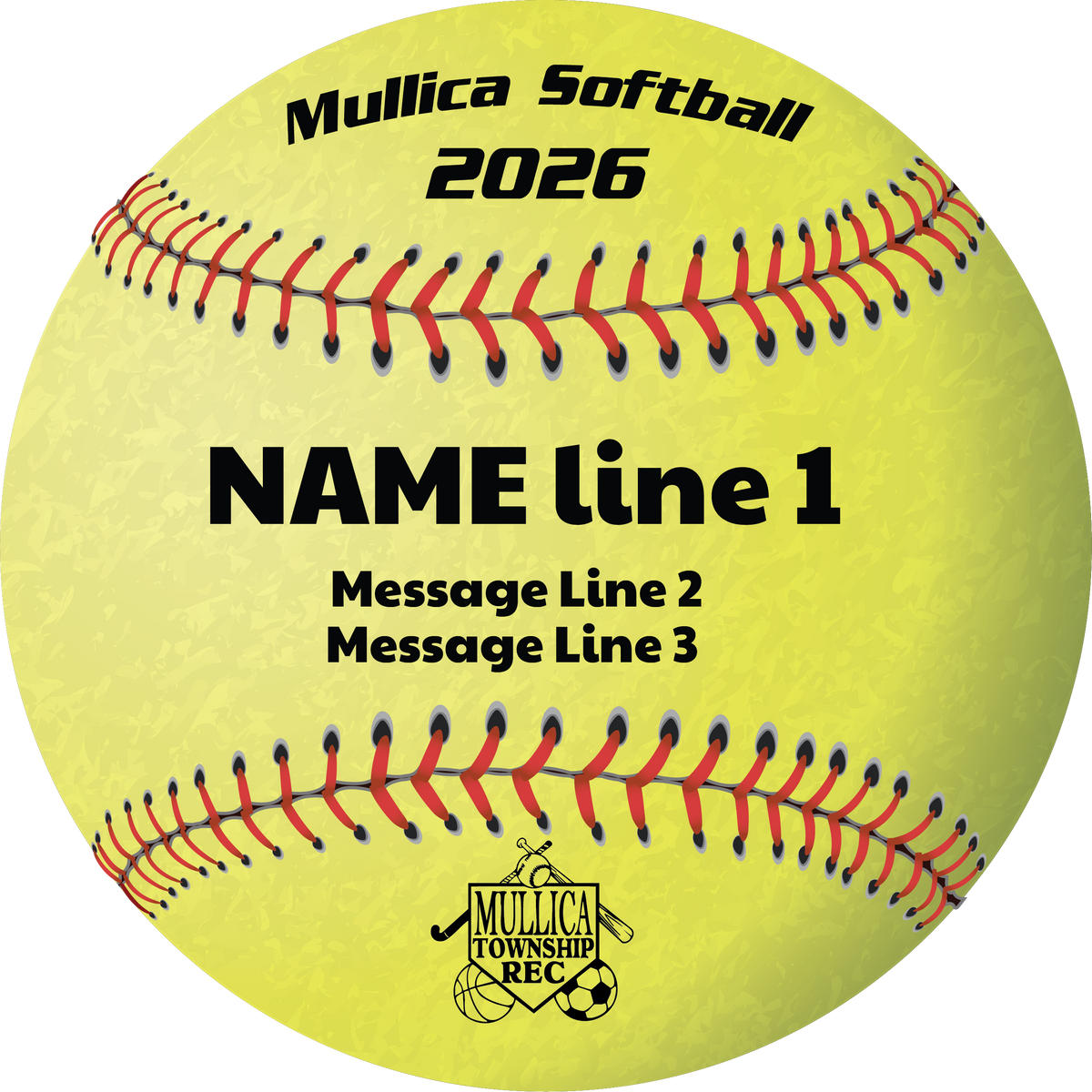 Mullica softball & soccer signs 2026