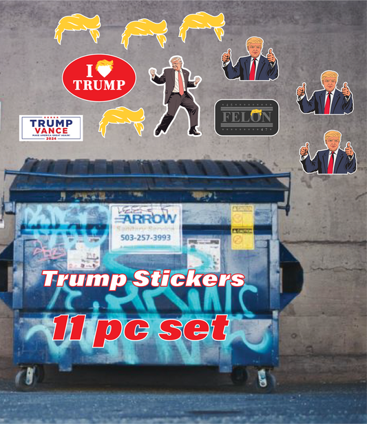 Trump 11pc Sticker Pack