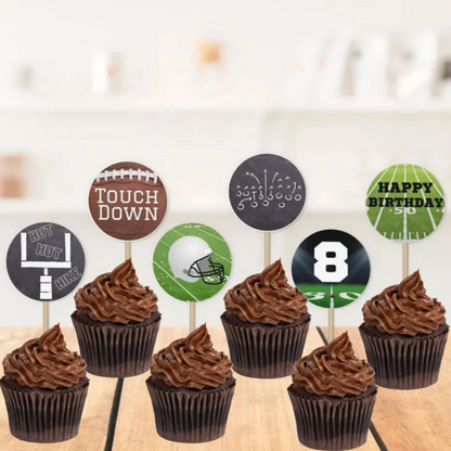 Cupcake Toppers - Football