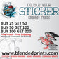 *SALE* Die Cut Stickers - Double your order