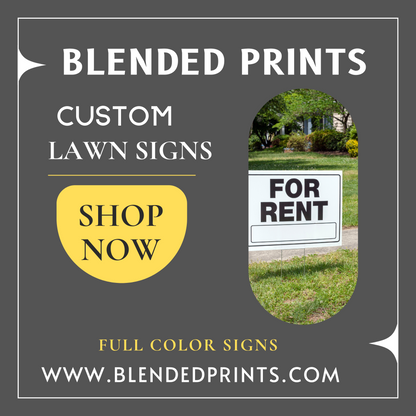 Custom Coroplast Lawn Sign
