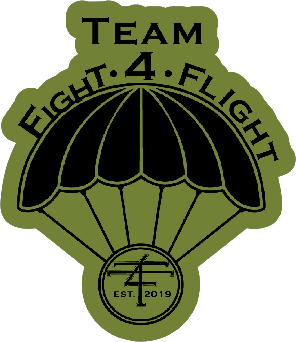 Team Fight 4 Flight Original Sticker