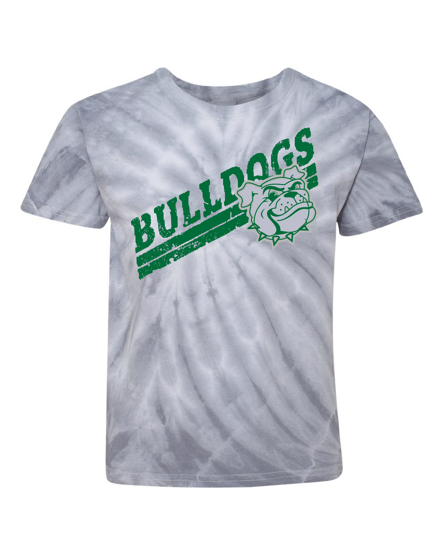 BTES - Striped Bulldog - Tie Dye T-Shirt. -- presale